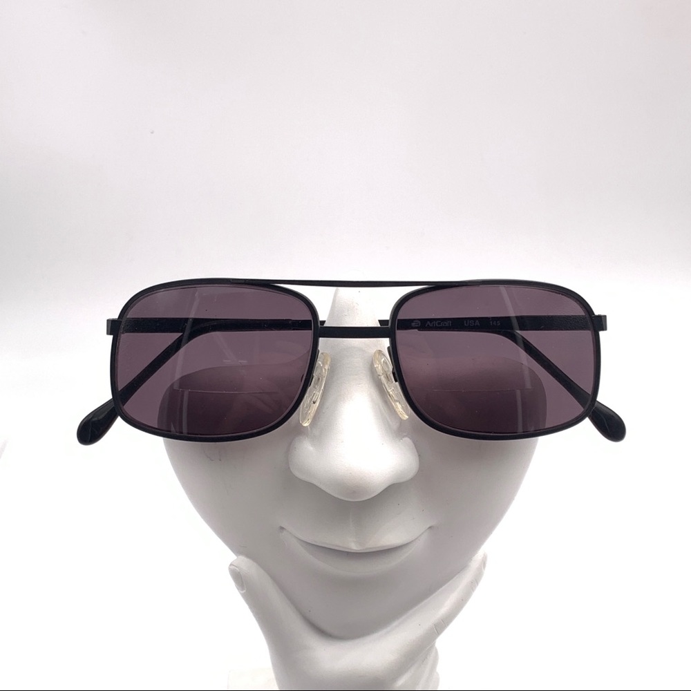 Vintage Artcraft Black Aviator Sunglasses Frames